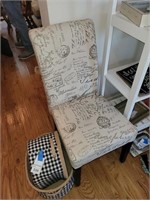 Upholstered sitting chair
