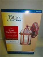 NEW Patriot Lighting Bronze Wall Lantern