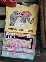 5ct simply southern shirts asst size