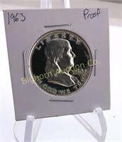 1963 Proof Franklin Half Dollar