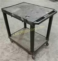 Rolling 2 - Tier Poly Cart