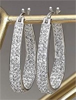 18k Gold Plated Swarovski Crystal Earrings