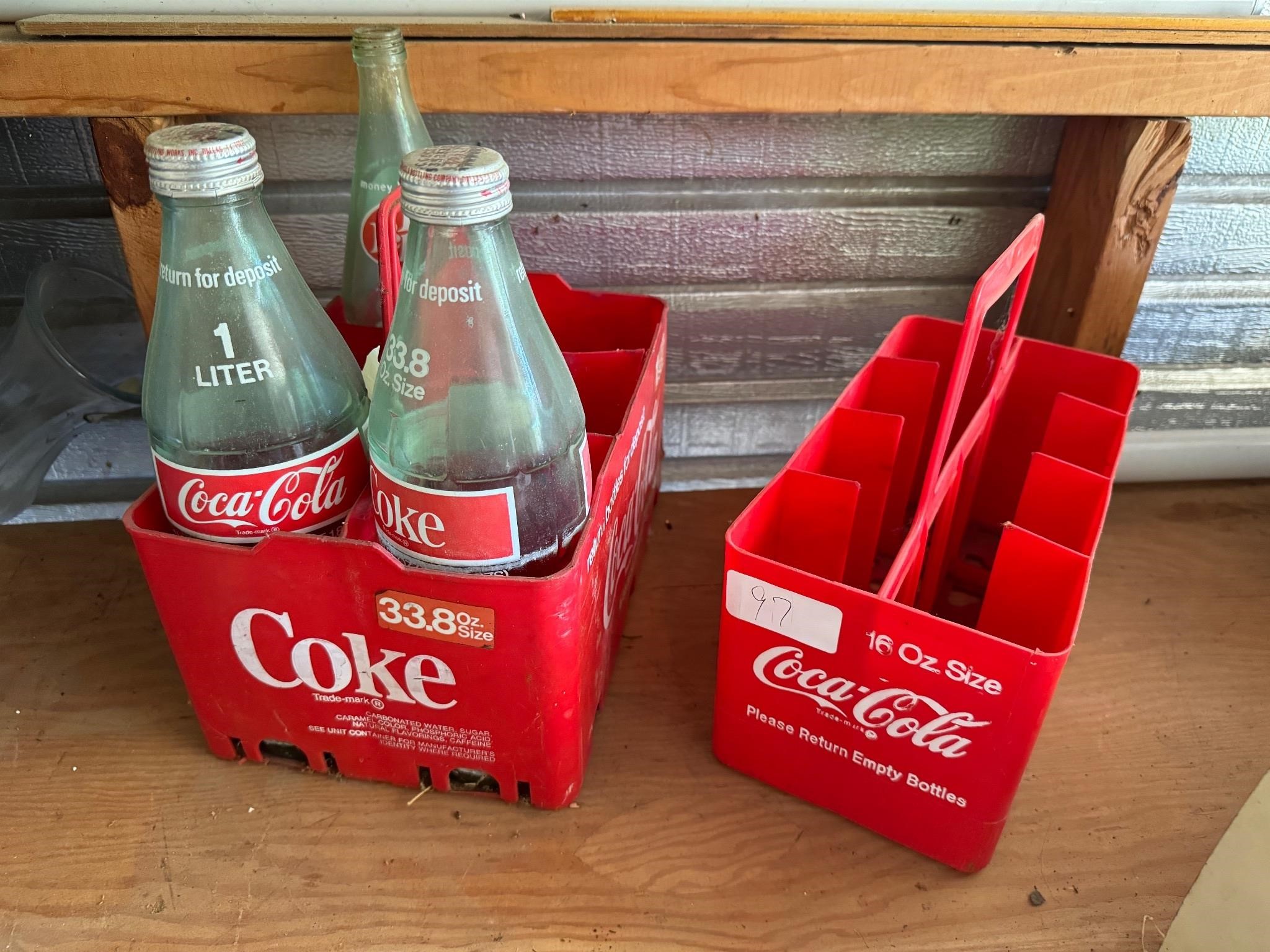 2 PLASTIC COKE CADDIES