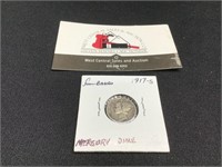 1917 S mercury 10 Cent