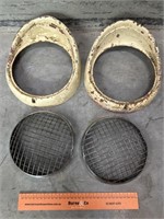 2 x Early HOLDEN Eyebrows & Headlight Covers