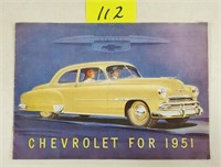 1951 Chevrolet Sales Brochure