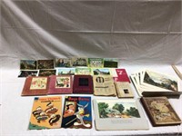 Postcards, Billy Graham and John Piper books,