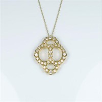 Brilliant Extra Fine Vintage Diamond Pendant