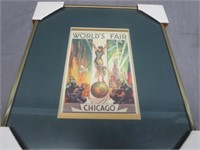 Chicago World's Fair Framed Print - 10x12"