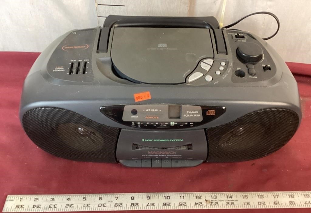 Magnavox CD Radio Cassette Recorder/Player
