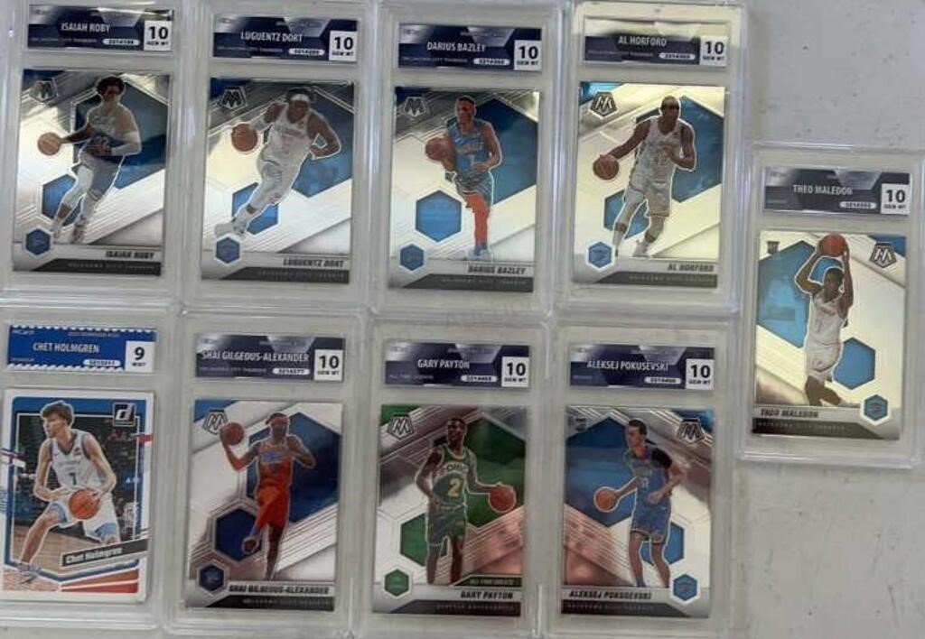 ik(9) Graded Cards Super Fan Oklahoma City Thunder