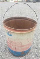 (AN) Vintage Amoco Molylith Grease Can