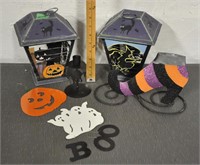 Metal Halloween decor