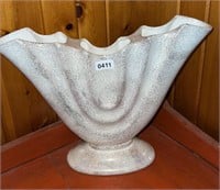 Nor-So Pottery 3-Channel Fan 13" Vase