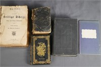 Group of Antique Bibles