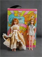 Vintage Topper Dawn Dolls with Case