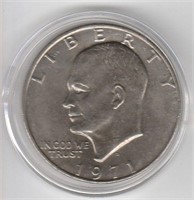 1971 D US Eisenhower Dollar Coin