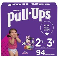 Pull-Ups Girls' Potty Training Pants Size 4  2T-3T