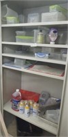 Assorted Kitchen Containers, Cabinet not included