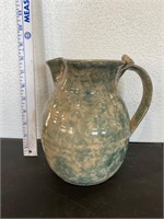 Signed Pottery Pitcher