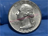 1964 Washington Quarter (90% silver)