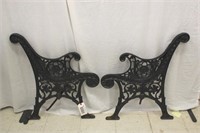 Metal Cast Iron Bench Ends