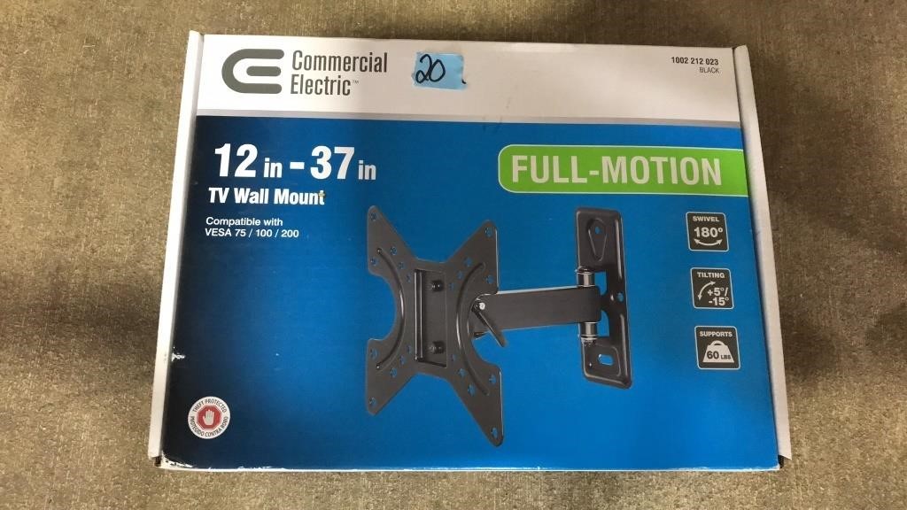 12"-37" TV WALL MOUNT NIB