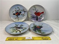 Vintage Japanese Bird Plates Japan Kinoda Hinoda