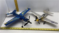 2-1970s COX ENGINES TETHER WWII FIGHTER PLANES