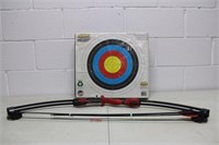 Barnett Compound Bow with 2 Arrows & Target