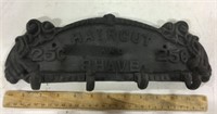 Cast iron wall decor