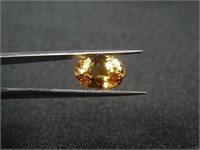 Certified 12.00 Cts Oval Natural  Citrine