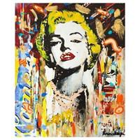 Nastya Rovenskaya- Mixed Media "Marilyn Monroe II"