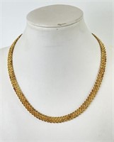 10k Hollow Gold Necklace