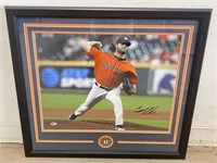 Astros Gerrit Cole Signed Framed Photo