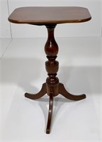 Tip top candle stand, cherry, 3.5" turned column,