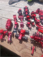 Huge lot of case diecast tractors