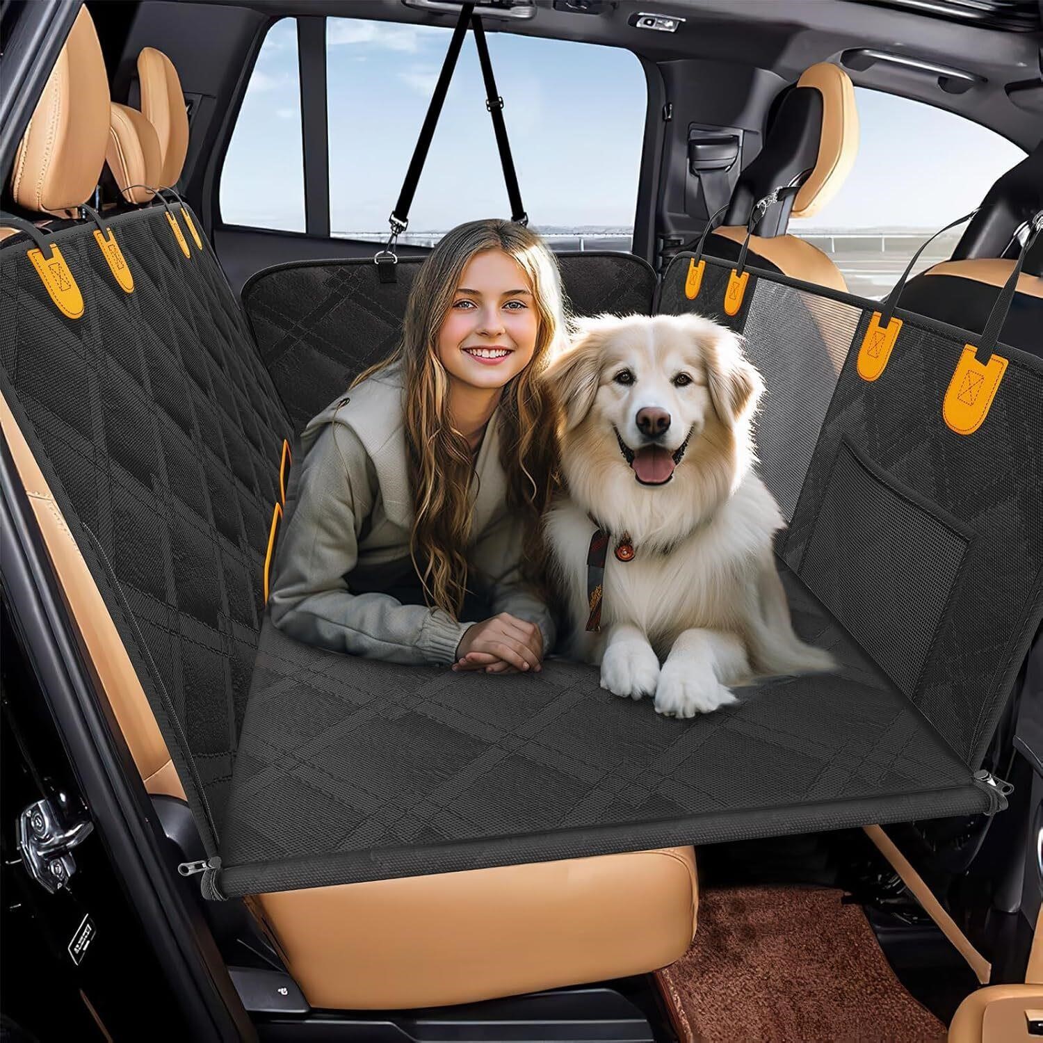 Back Seat Extender for Dogs  Hard Bottom Cover