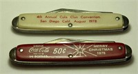 Vintage 1978 Coca-Cola pocket knife.