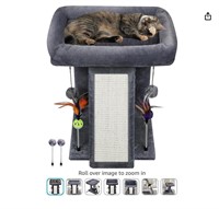TWDEPART Cat Tree With Cat Condo Scratch Post