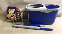 WD-40 Cans & Clean Spin Mop Bucket