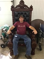 Gothic throne chair