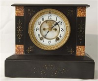 Antique Ansonia Marble Mantle Clock