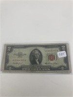 3 - 1953 $2 Red Seal Notes