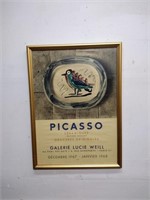 1967 Picasso French Gallery Poster