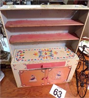 Childs Tin Cabinet