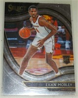 Evan Mobley Chronicles Select Draft Rookie card