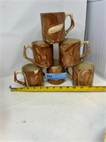 Coffee Cups Emil Cahoy Pottery Colome South Dakota