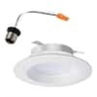 4 In. White 5000k Integrated Led Recessed Ceiling