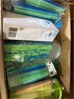 Box drinking straws and more